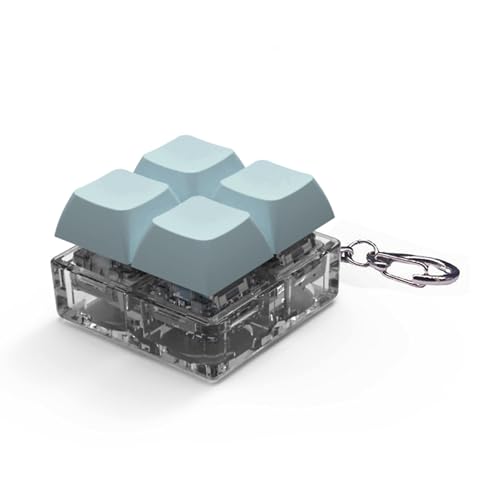 ZEPFJHE Mechanischer Tastatur-Tester, Schalter, Test-Schlüsselanhänger, Anhänger mit LED-Licht für Tastaturschalter, Testen, Stressabbau-Spielzeug von ZEPFJHE