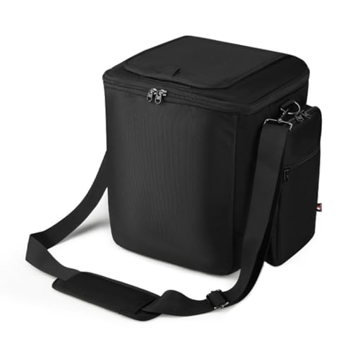 ZEPFJHE Schwarze Schultertasche für Musiksoldaten, Soundbox-Schutz, praktische Tasche für Mikrofon-Aufbewahrung ZEPFJHE Schwarze Schultertasche für Musiksoldaten, Soundbox-Schutz, praktische Tasche für Mikrofon-Aufbewahrung von ZEPFJHE