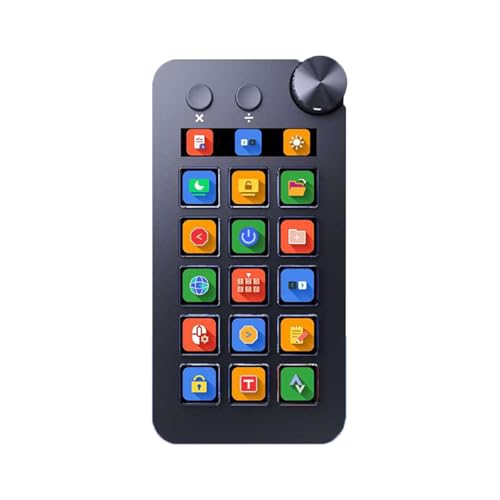 ZEPFJHE StreamDeck Visuelle Tastaturen, LCD-Taste, 15 Tasten, StreamDeck, anpassbare Live-Inhaltserstellung Controller für PC ZEPFJHE StreamDeck Visuelle Tastaturen, LCD-Taste, 15 Tasten, StreamDeck, anpassbare Live-Inhaltserstellung Controller für PC von ZEPFJHE