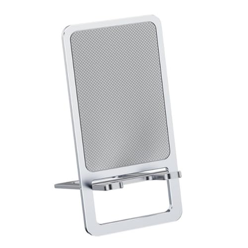ZEPFJHE Tragbarer Handyhalter, zusammenklappbarer Ständer für Tablets und Handys, Aluminiumlegierung, Schreibtischhalterung für Heimbüros und Unterhaltung ZEPFJHE Tragbarer Handyhalter, zusammenklappbarer Ständer für Tablets und Handys, Aluminiumlegierung, Schreibtischhalterung für Heimbüros und Unterhaltung von ZEPFJHE