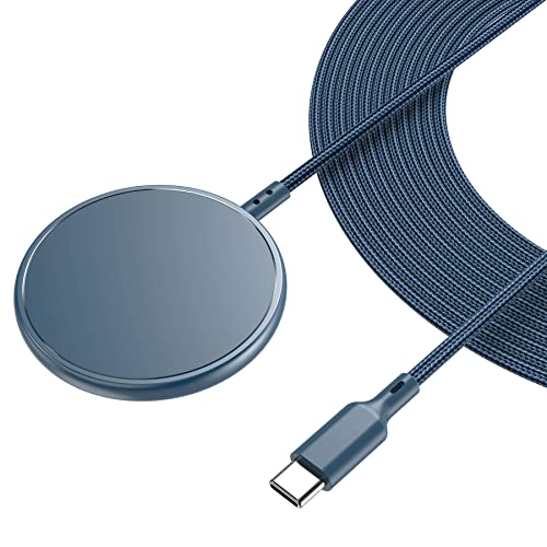 ZEROLEMON Magnetisches kabelloses Ladegerät, kompatibel mit Mag-Safe Ladegerät, iPhone 12 Mini/ 12/12 Pro/ 12 Pro Max/AirPods 3,Robustes Blau von ZEROLEMON