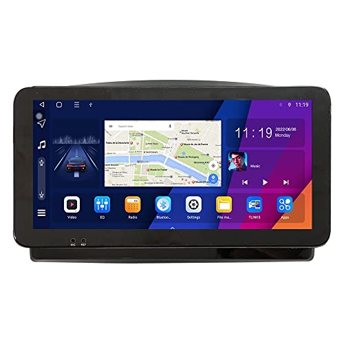 10.33" QLED/IPS 1600x720 CarPlay Android Autoradio Autonavigation Stereo Multimedia Player GPS Radio DSP Touchscreen fürBENZ VITO 2014-2018 von ZERTRAN