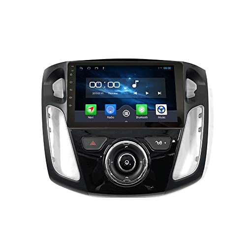 [2G+32G] 9" Carplay Android Auto Touchscreen Autoradio Car Stereo GPS Navigation FM Radio Head Unit WiFi Mirror Link Multimedia Player GPS Radio DSP Forford Focus 2012-2017 von ZERTRAN