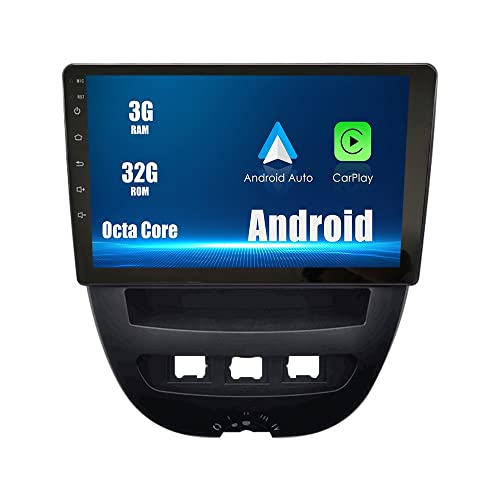 Android 10 Autoradio Autonavigation Stereo Multimedia Player GPS Radio 2.5D Touchscreen fürTOYOTA AYGO/Citroen C1/Peugeot 107 2005-2014 von ZERTRAN