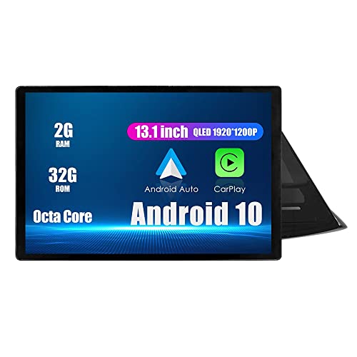 ZERTRAN Autoradio 13.1" Car Stereo Android Navigation Headunit Multimedia Player Radio GPS Touchscreen RDS DSP BT WiFi Carplay Ersatz für Toyota Izoa C-Hr 2015-2019, Falls zutreffend von ZERTRAN