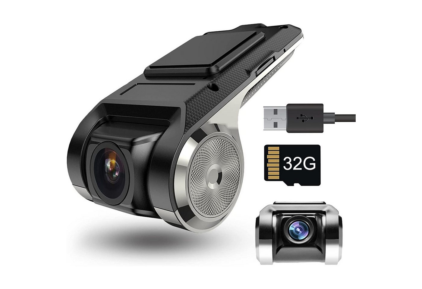 RWEUOQ HD DashCam mit 32GB SD Karte, USB DVR Dashcam für Android Dashcam (HD, 3 Megapixel kameras mit Nachtsicht, Wasserdichte Auto Rekorder, G-Sensor, 170° Weitwinkel Dashcam, Parküberwachung, Loop-Aufnahme und Bewegungserkennung) RWEUOQ HD DashCam mit 32GB SD Karte, USB DVR Dashcam für Android Dashcam (HD, 3 Megapixel kameras mit Nachtsicht, Wasserdichte Auto Rekorder, G-Sensor, 170° Weitwinkel Dashcam, Parküberwachung, Loop-Aufnahme und Bewegungserkennung) von RWEUOQ