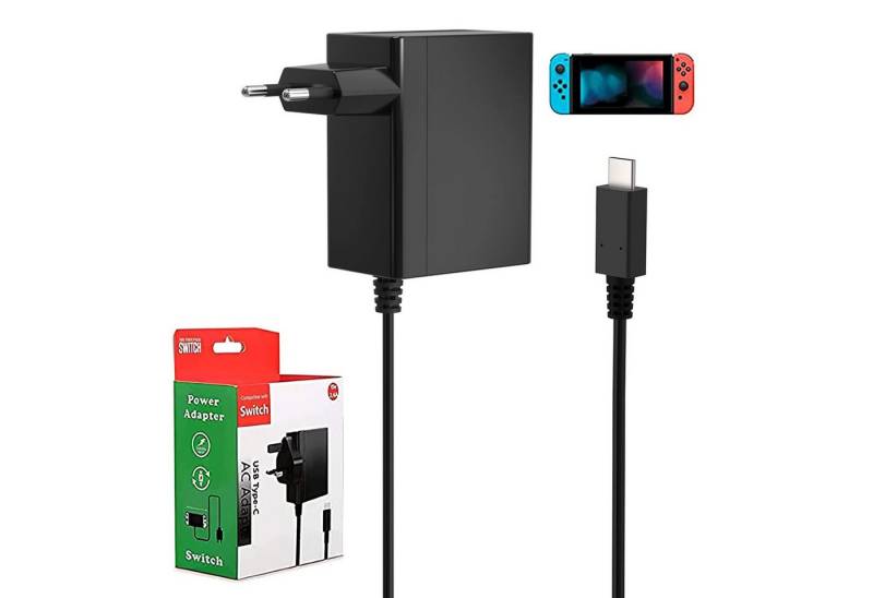 ZEUOPQ AC-Adapter-Schnellladegerät für Nintendo Switch/Lite 1,5 m Adapter, geeignet für Super Nintendo & Nintendo Entertainment System von ZEUOPQ