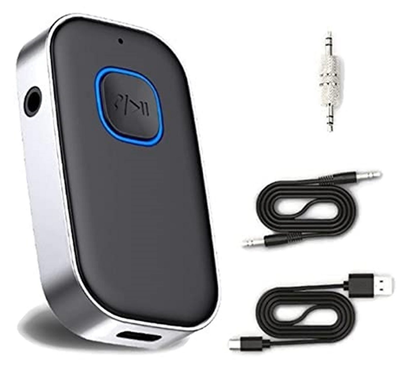 RWEUOQ Auto Bluetooth 5.0 AUX-Adapter, Freisprechen, Geräuschreduzierung Bluetooth-Adapter, Duale Verbindung, 16 Stunden Akkulaufzeit, Freisprechen, Schnellladung RWEUOQ Auto Bluetooth 5.0 AUX-Adapter, Freisprechen, Geräuschreduzierung Bluetooth-Adapter, Duale Verbindung, 16 Stunden Akkulaufzeit, Freisprechen, Schnellladung von RWEUOQ