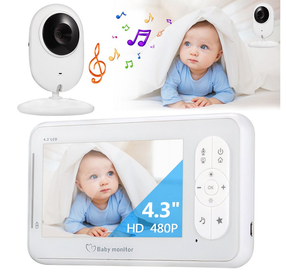 ZEUOPQ Babyphone Video-Babyphone digital Smart hochauflösende Nachtsicht Alert kabellos, 1 x Monitor + 1 x Kamera + 2 x Netzteil + 1 x Benutzerhandbuch, Zweiwege-Audio, Nachtsicht, Digitalzoom, VOX-Modus, Innentemperatur ZEUOPQ Babyphone Video-Babyphone digital Smart hochauflösende Nachtsicht Alert kabellos, 1 x Monitor + 1 x Kamera + 2 x Netzteil + 1 x Benutzerhandbuch, Zweiwege-Audio, Nachtsicht, Digitalzoom, VOX-Modus, Innentemperatur von ZEUOPQ