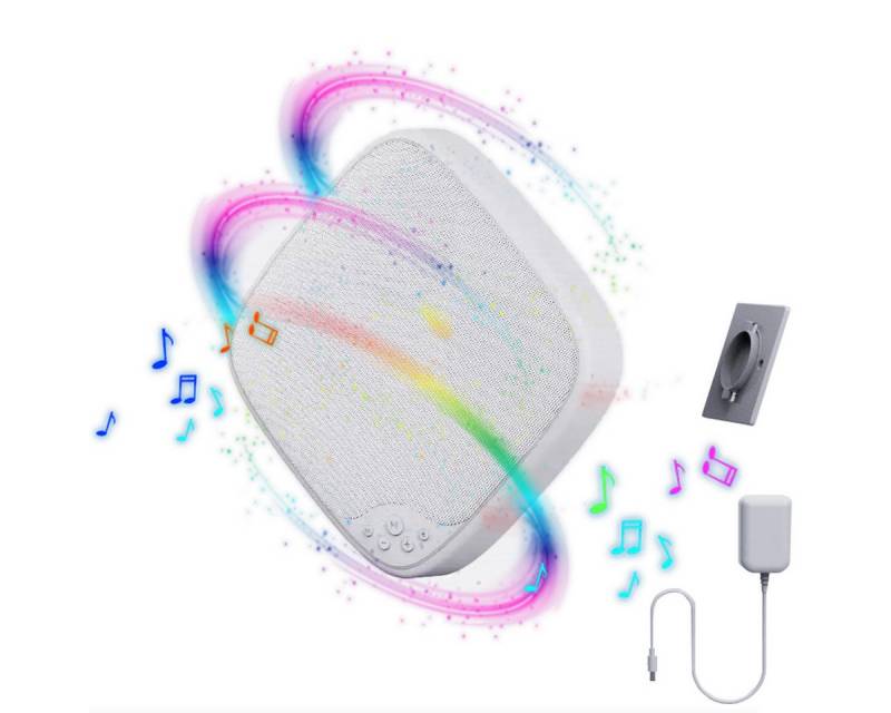 ZEUOPQ Bluetooth-Lautsprecher RGB Farbwechsel stanzfreier Wandlautsprecher Bluetooth-Lautsprecher von ZEUOPQ