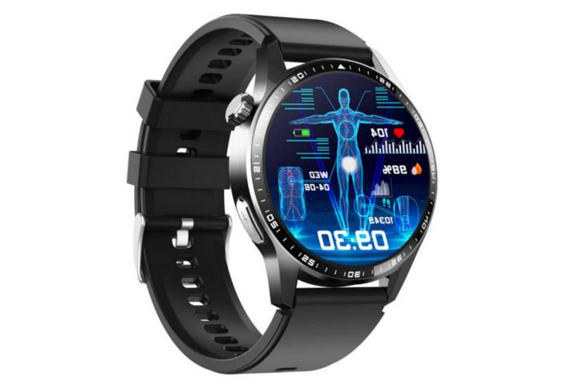ZEUOPQ Blutzucker Smartwatch Bluetooth Talk Sportuhr Smartwatch, 1-tlg., Herz-Kreislauf-Erkrankungen Blutdruck Harnsäure Lipidüberwachung Uh von ZEUOPQ