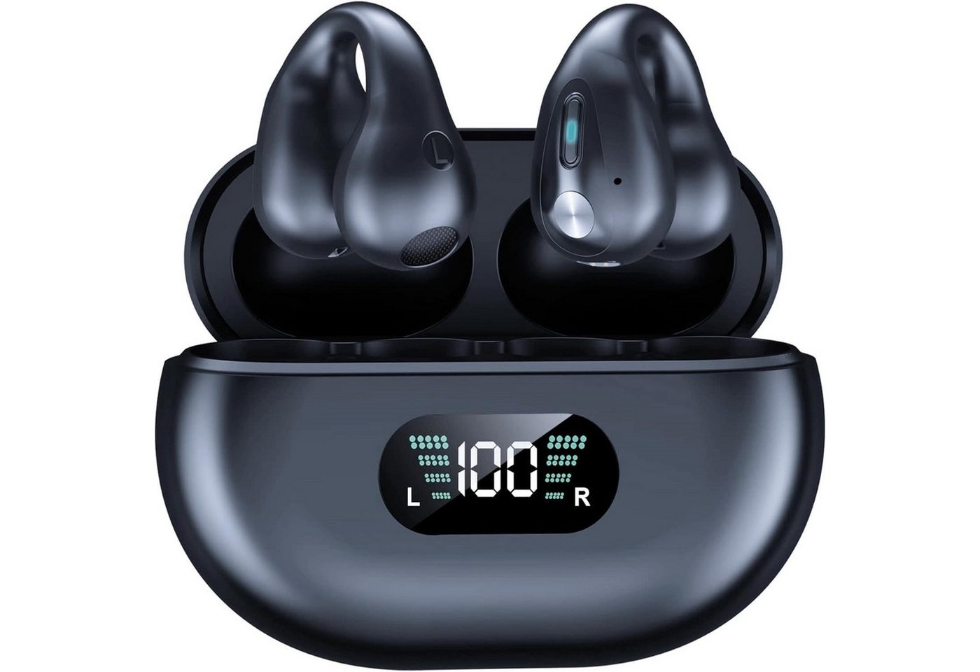 ZEUOPQ Knochenleitungs-Bluetooth-Kopfhörer,Nicht-In-Ear-Clip-on,Bluetooth 5.3 In-Ear-Kopfhörer ZEUOPQ Knochenleitungs-Bluetooth-Kopfhörer,Nicht-In-Ear-Clip-on,Bluetooth 5.3 In-Ear-Kopfhörer von ZEUOPQ