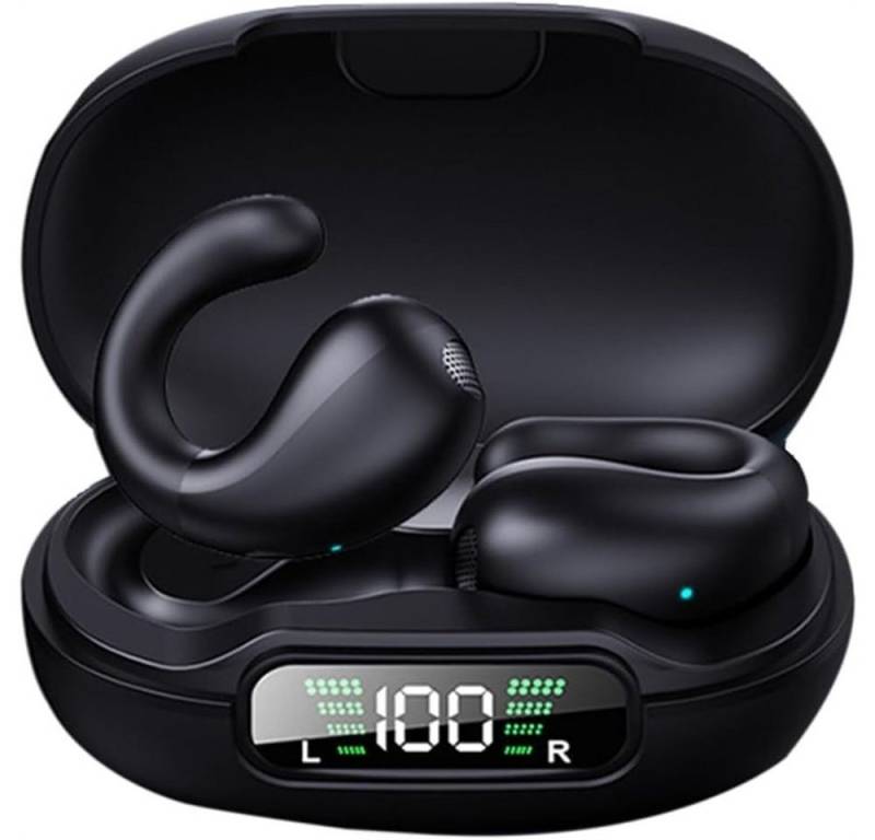 ZEUOPQ Ohrclip-Bluetooth-Headset, lange Akkulaufzeit, weiches Silikon Bluetooth-Kopfhörer von ZEUOPQ