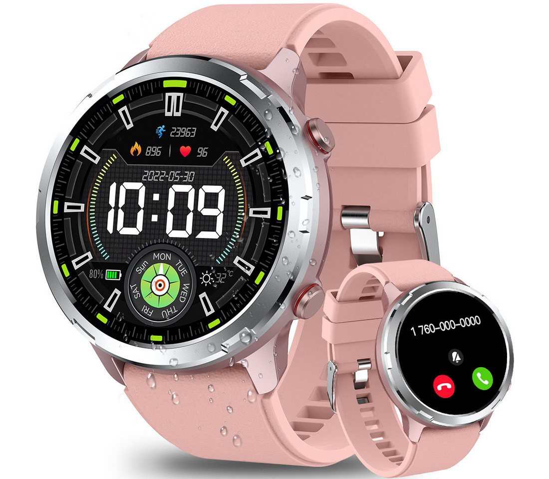 ZEUOPQ Smartwatch Full HD mit Telefonfunktion 100+ Sportmodi Wasserdicht Smartwatch ZEUOPQ Smartwatch Full HD mit Telefonfunktion 100+ Sportmodi Wasserdicht Smartwatch von ZEUOPQ