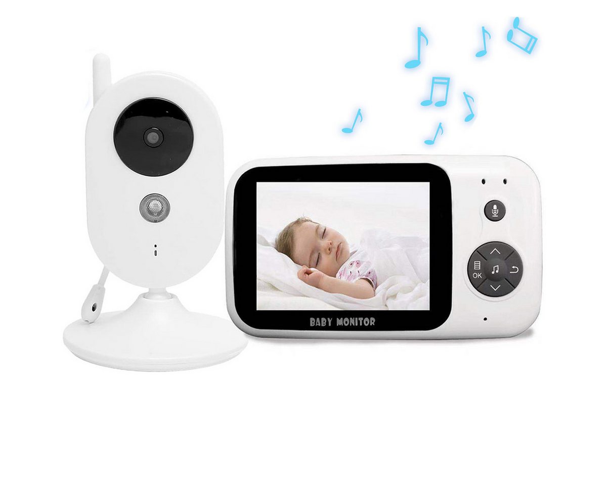ZEUOPQ Video-Babyphone 3,2-Zoll-LCD-Baby-Monitor, Babyphone mit Kamera, Auflösung 320 * 240P, Infrarot-Nachtsicht 5 Meter, 1-tlg., Temperaturanzeige, Zwei-Wege-Gegensprechfunktion, Schlaflied,Sprachaktivierter Energiesparmodus, Eingebauter Akku ZEUOPQ Video-Babyphone 3,2-Zoll-LCD-Baby-Monitor, Babyphone mit Kamera, Auflösung 320 * 240P, Infrarot-Nachtsicht 5 Meter, 1-tlg., Temperaturanzeige, Zwei-Wege-Gegensprechfunktion, Schlaflied,Sprachaktivierter Energiesparmodus, Eingebauter Akku von ZEUOPQ