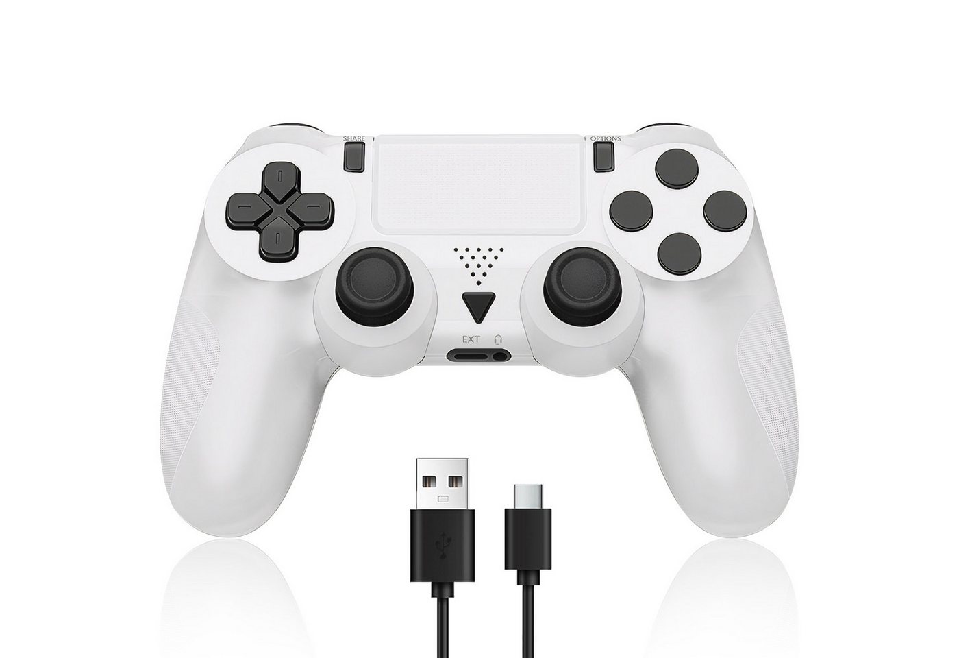 ZEUOPQ Wireless Controller für PS4 Controller mit 2 Programmierbaren Tasten Wireless-Controller (Game Controller Kompatibel mit PS-4, Pro, Slim, Wireless Gamepad mit Doppelter Vibration, 6-Achsen-Gyro-Sensor) ZEUOPQ Wireless Controller für PS4 Controller mit 2 Programmierbaren Tasten Wireless-Controller (Game Controller Kompatibel mit PS-4, Pro, Slim, Wireless Gamepad mit Doppelter Vibration, 6-Achsen-Gyro-Sensor) von ZEUOPQ