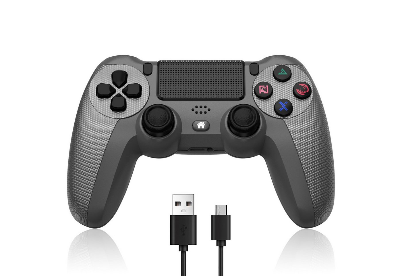ZEUOPQ Wireless Controller für PS4 Controller mit 2 Programmierbaren Tasten Wireless-Controller (Game Controller Kompatibel mit PS-4, Pro, Slim, Wireless Gamepad mit Doppelter Vibration, 6-Achsen-Gyro-Sensor) ZEUOPQ Wireless Controller für PS4 Controller mit 2 Programmierbaren Tasten Wireless-Controller (Game Controller Kompatibel mit PS-4, Pro, Slim, Wireless Gamepad mit Doppelter Vibration, 6-Achsen-Gyro-Sensor) von ZEUOPQ