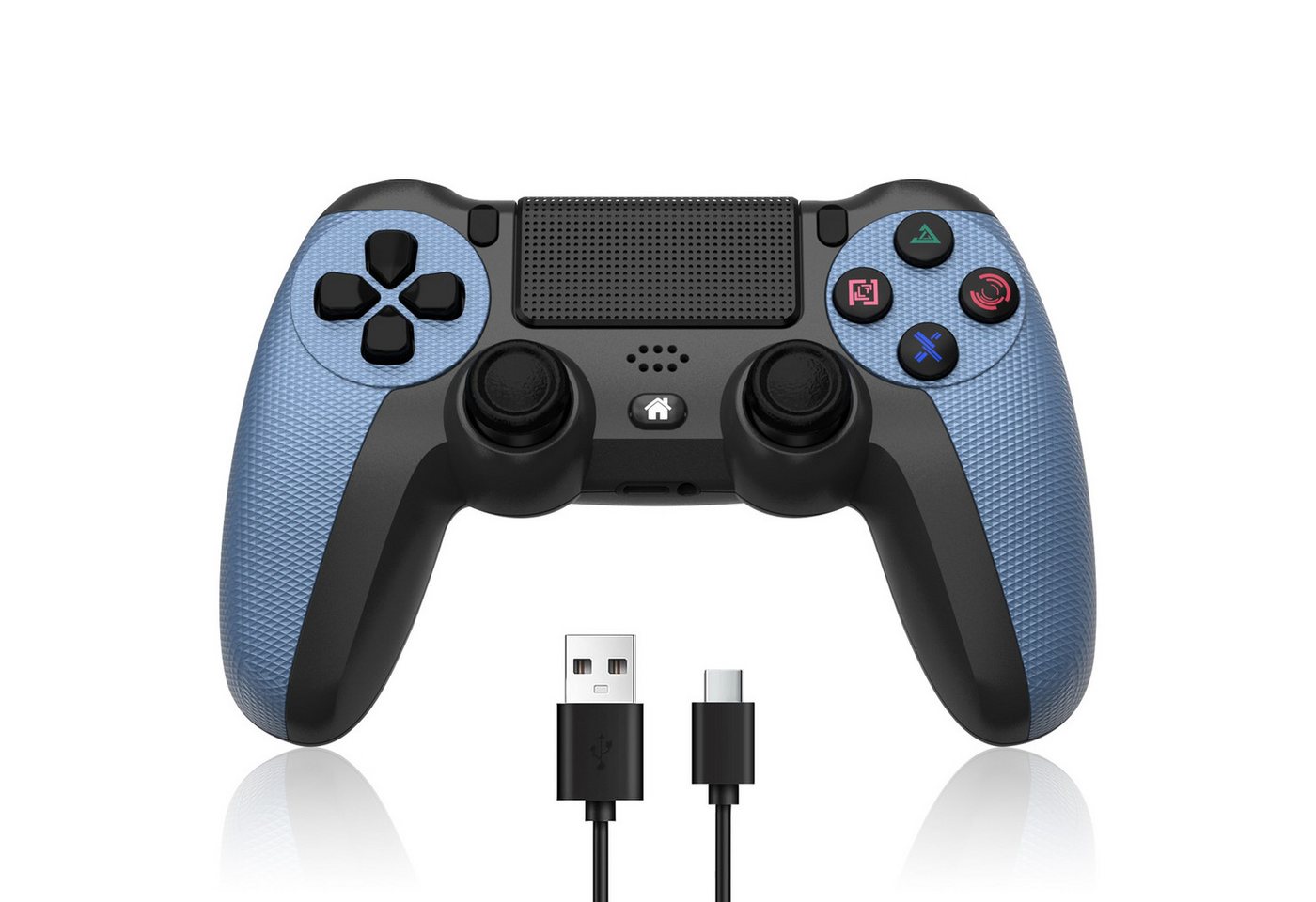 ZEUOPQ Wireless Controller für PS4 Controller mit 2 Programmierbaren Tasten Wireless-Controller (Game Controller Kompatibel mit PS-4, Pro, Slim, Wireless Gamepad mit Doppelter Vibration, 6-Achsen-Gyro-Sensor) ZEUOPQ Wireless Controller für PS4 Controller mit 2 Programmierbaren Tasten Wireless-Controller (Game Controller Kompatibel mit PS-4, Pro, Slim, Wireless Gamepad mit Doppelter Vibration, 6-Achsen-Gyro-Sensor) von ZEUOPQ