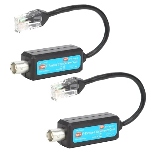 1CH Passiver IP-Netzwerk Koaxialsender Empfänger Extender 1 Paar passiver Koaxial-LP-Extender 1CH Passiver IP-Netzwerk Koaxialsender Empfänger Extender 1 Paar passiver Koaxial-LP-Extender von ZEZEFUFU