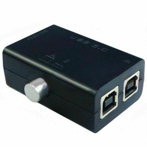 2 Ports Sharing Switch Box USB 1.1/2.0 USB Switch Box Hub für PC Computer Drucker Scanner von ZEZEFUFU