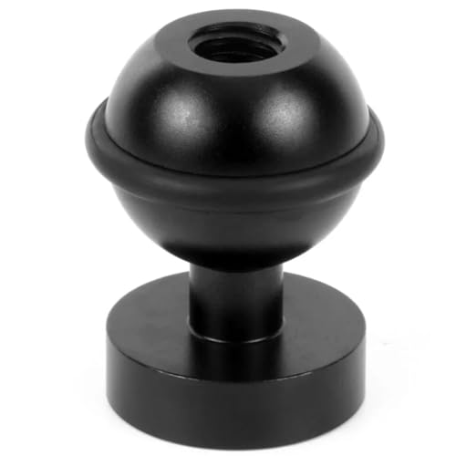 ZEZEFUFU 1 Zoll Kugeladapter Universal Kugelgelenk Halterung mit 1/4 Zoll 3/8 Zoll Schraubenloch für Kamera Unterwasser Fotografie Taschenlampe Tauchen ZEZEFUFU 1 Zoll Kugeladapter Universal Kugelgelenk Halterung mit 1/4 Zoll 3/8 Zoll Schraubenloch für Kamera Unterwasser Fotografie Taschenlampe Tauchen von ZEZEFUFU