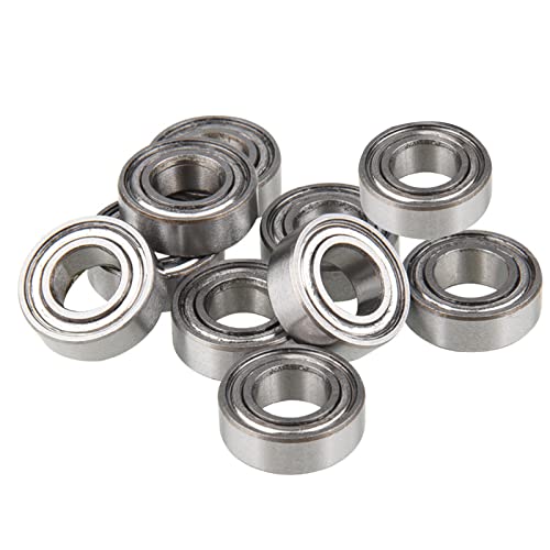 ZEZEFUFU 10 Stück langlebige RC Auto Metall Kugellager 4x7x2MM Fit für WLtoys 144001 1/14 124019 1/12 von ZEZEFUFU