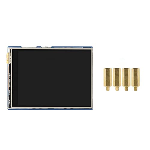 ZEZEFUFU ST7789 Treiber 320 × 240 IPS Bildschirm 262K Farben 2,8 Zoll Resistive Touch Display Modul für RPI für Raspberry Pi Pico mit 4 x Messing-Abstandshaltern von ZEZEFUFU