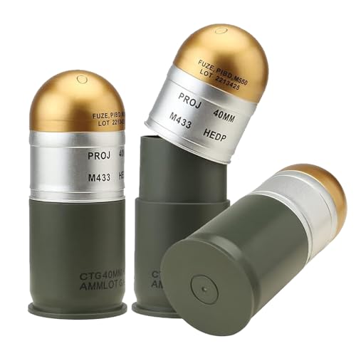Leichter 40-mm-Granatenmodell-Organizer, Universelle Schlüsselaufbewahrungsbox, Militär-Fan-Dekor für Airsoft und Cosplay-Enthusiasten von ZFFOZZ