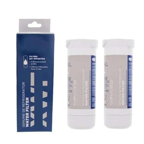 Ersetzen Sie Den Kühlschrank-Wasserfilter, Kompatibel Mit GE, Kompatibel Mit XWF, WR17X30702, Maxblue MB-F48, AQUACREST AQF-FF48, Kompatibel Mit Crystala, CF9(2PCS) von ZFHEGFVS