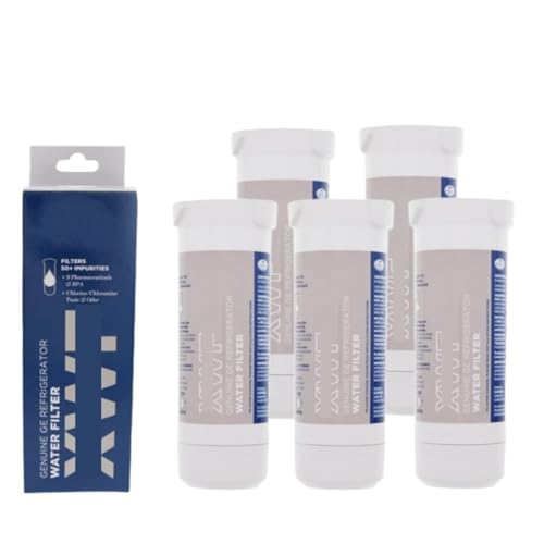 Ersetzen Sie Den Kühlschrank-Wasserfilter, Kompatibel Mit GE, Kompatibel Mit XWF, WR17X30702, Maxblue MB-F48, AQUACREST AQF-FF48, Kompatibel Mit Crystala, CF9(5pcs) von ZFHEGFVS