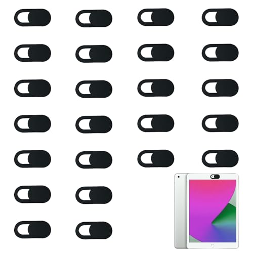24 Stück Kamera Abdeckung Handy,Webcam Abdeckung,Laptop Kamera Abdeckung,Kamera Abdeckung Laptop,Webcam Cover,Kamera Cover Folie Ultradünn,für Handy,Tablet,Laptops,Schutz Ihrer Privatsphäre(Schwarz) von ZFRITP