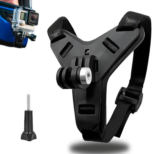 ZFRITP Halterung Helm,Helmhalterung,Motorradhelm Halterung Helmhalterung Chin Mount Schwarz Mit 1 Schraube Für Hero 13/12/11/10/9/8/7/6/5, Für Osmo Action,SJCAM ZFRITP Halterung Helm,Helmhalterung,Motorradhelm Halterung Helmhalterung Chin Mount Schwarz Mit 1 Schraube Für Hero 13/12/11/10/9/8/7/6/5, Für Osmo Action,SJCAM von ZFRITP