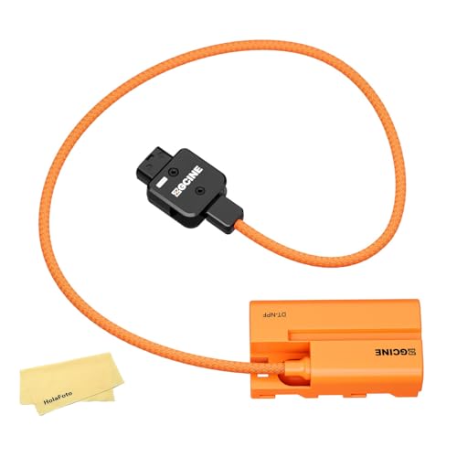 ZGCINE D-Tap auf NPF Dummy Batteriekabel, 60CM/1.97FT, Ersatz für Sony NP-F970 F960 F950 F770 F750 F570 F550 Akku von ZGCINE