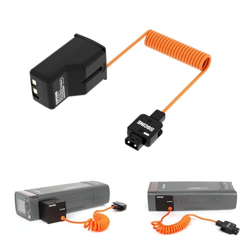 ZGCINE DT-AD200 Dummy Akku für Godox AD200/AD200 Pro/AD300 Pro/AD200 PRO II - Länge: 60CM/23.5inch von ZGCINE