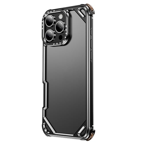 ZGFOZJGC Metallhülle für iPhone 16 Pro Max/16 Pro, Stoßstangenrahmen aus Aluminiumlegierung, stoßfeste Hülle, schlanke, leichte Abdeckung mit Kameraschutz für Damen und Herren (16 ZGFOZJGC Metallhülle für iPhone 16 Pro Max/16 Pro, Stoßstangenrahmen aus Aluminiumlegierung, stoßfeste Hülle, schlanke, leichte Abdeckung mit Kameraschutz für Damen und Herren (16 von ZGFOZJGC
