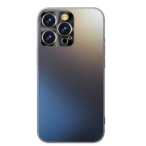 ZGFOZJGC Ultradünne Hülle für iPhone 16 Pro Max/16 Pro/16, galvanisiertes, mattiertes Gehäuse, Metallkameraschutz, Anti-Fingerabdruck-Abdeckung, Schwarz, 16 Pro ZGFOZJGC Ultradünne Hülle für iPhone 16 Pro Max/16 Pro/16, galvanisiertes, mattiertes Gehäuse, Metallkameraschutz, Anti-Fingerabdruck-Abdeckung, Schwarz, 16 Pro von ZGFOZJGC