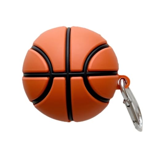 ZGJXYRT Schutzhülle für Samsung Galaxy Buds FE, kreative Ball-Kopfhörer-Schutzhülle für Buds 2 Pro/Live/Pro, Ohrhörer-Hülle für Jungen (Basketball) von ZGJXYRT