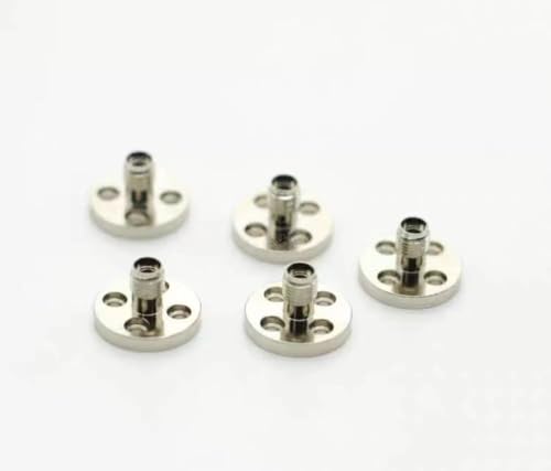 SMA-Buchse 10 Stück, passend for SMA905-Adapter Innendurchmesser 3,18 mm Glasfaser-Buchsensockel, passend for SMA-FTTH-Kopplerbuchse, Halterungssockel(Silver Round) von ZGYDNM