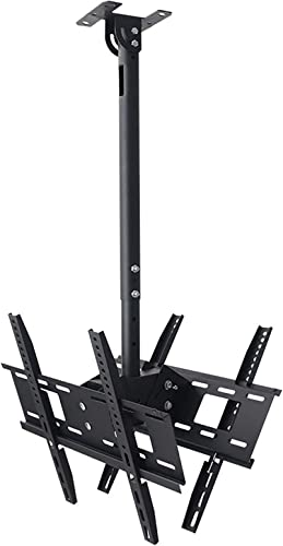 Universal-TV-Ständer, multifunktional, TV-Deckenhalterung, passend für die meisten 81,3 - 152,4 cm (32 - 60 Zoll) LED-Plasma-Panel-Displays mit max. VESA 400 x 400 mm, teleskopierbare, verstellbare von ZHANQUAND