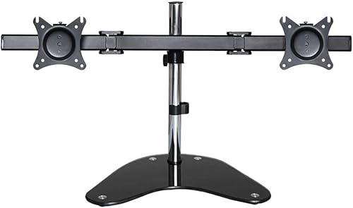 ZHANQUAND LCD-Computer-Desktop-Dual-Screen-Display-Basisaufhänger, drehbar, verstellbare Halterung, TV-Halterung, TV-Ständer von ZHANQUAND