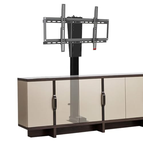 ZHANQUAND Motorisierte TV-Deckenhalterung – Motorisierte TV-Halterung, 360° Drehung nach links und rechts, elektrische TV-Hebehalterung, geeignet für 66-178 cm LED-Bildschirme, mit Belastung 60 kg von ZHANQUAND