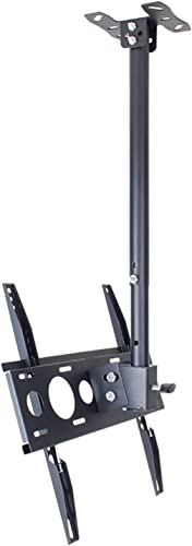 ZHANQUAND Multifunktionale Deckenhalterung, höhenverstellbar, volle Bewegung, 360 Grad drehbar, neigbar und drehbar, TV-Deckenhalterung für 66 bis 152 cm Fernseher ZHANQUAND Multifunktionale Deckenhalterung, höhenverstellbar, volle Bewegung, 360 Grad drehbar, neigbar und drehbar, TV-Deckenhalterung für 66 bis 152 cm Fernseher von ZHANQUAND