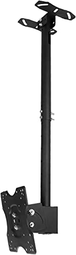 ZHANQUAND Multifunktionale TV-Deckenhalterung, kompatibel mit den meisten 14-32-Zoll-LCD-Bildschirmen, 360° Neigung/Schwenken, hält bis zu 40,8 kg, zwei Installationsmethoden ZHANQUAND Multifunktionale TV-Deckenhalterung, kompatibel mit den meisten 14-32-Zoll-LCD-Bildschirmen, 360° Neigung/Schwenken, hält bis zu 40,8 kg, zwei Installationsmethoden von ZHANQUAND