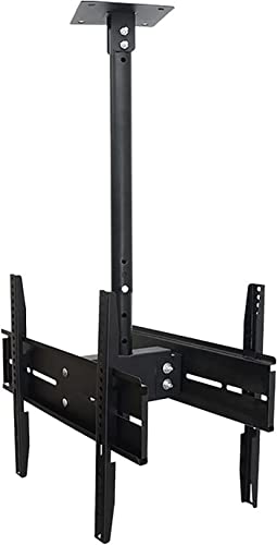 ZHANQUAND Universal-TV-Ständer, multifunktional, Dual-Bildschirm-Decken-TV-Halterung, passend für die meisten 81,3–139,7 cm (32-55 Zoll) LED-Plasma-Monitore, Flachbildschirm-Displays, hält bis zu 45 von ZHANQUAND