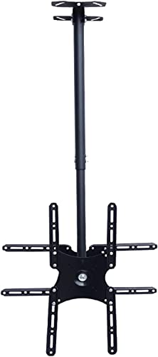 ZHANQUAND Universal-TV-Ständer, multifunktional, doppelseitig, Decken-TV-Halterung, voll beweglich, 360° drehbar, TV-Halterung, passend für 81,3 - 199,5 cm Flachbildfernseher, max. VESA 400 x 400 mm von ZHANQUAND