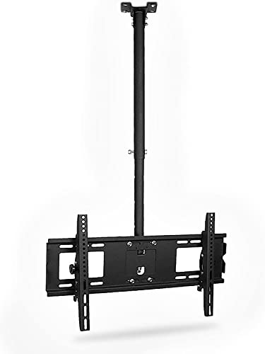 ZHANQUAND Universal-TV-Ständer, multifunktionale Decken-TV-Halterung, 360° schwenkbar und neigbar, Decken-TV-Halterung, für 94-190 cm flache und gebogene Fernseher bis zu 100 kg TV-Halterung von ZHANQUAND