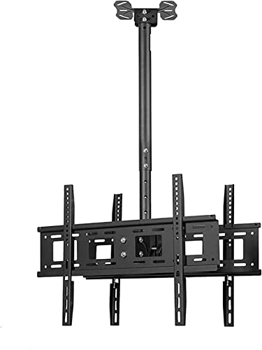 ZHANQUAND Universal-TV-Ständer, multifunktionale Decken-TV-Halterung, verstellbare Höhe, voll beweglich, 360 Grad drehbar, neigbar, schwenkbar, TV-Deckenhalterung, passend für 81,3 - 177,8 cm (32 - 70 von ZHANQUAND