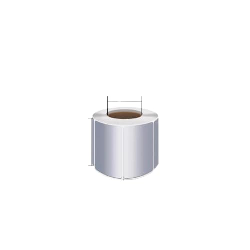 Matt Silber PET PET BARCODE -Etiketten Kompatibel mit thermische Übertragungsbanddrucker kompatible Aufkleber Set von 100 Etiketten verschiedene Größen 90 80 70 60 50 40 30 25 35 45 150(60-40mm-500pcs von ZHAOXCAIN