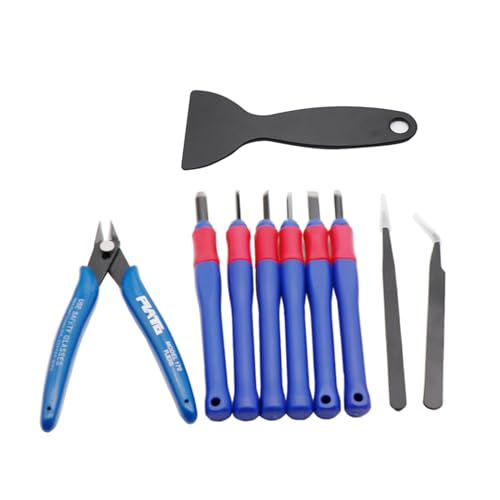 10PCS 3D Drucker Reparatur Werkzeuge Reinigung Werkzeuge Meißel Pinzette Zangen 3D Form Werkzeug Set Remover von ZHAPEG