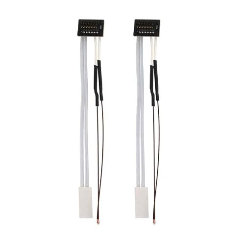 ZHAPEG 2 Stücke Heizrohr Thermistorkabel 24 V 48 Watt Hot End Heizung Thermistor Keramikkartusche 3D Drucker Zubehör von ZHAPEG